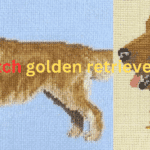 cross stitch golden retriever pattern| itsgoldenretriever.com